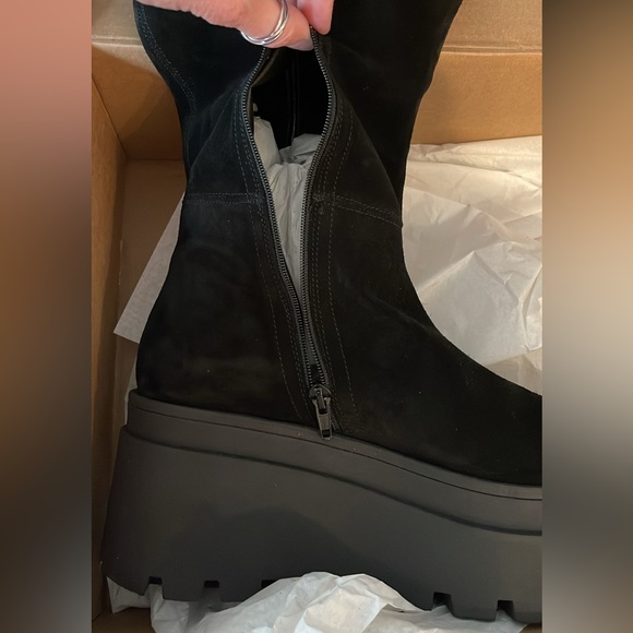 Free People London Calling Wedge OTK - Size 41 (10) - Picture 9 of 16